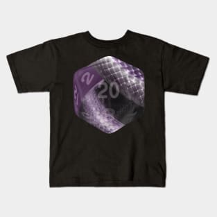 Nat20 Purple Scales Kids T-Shirt